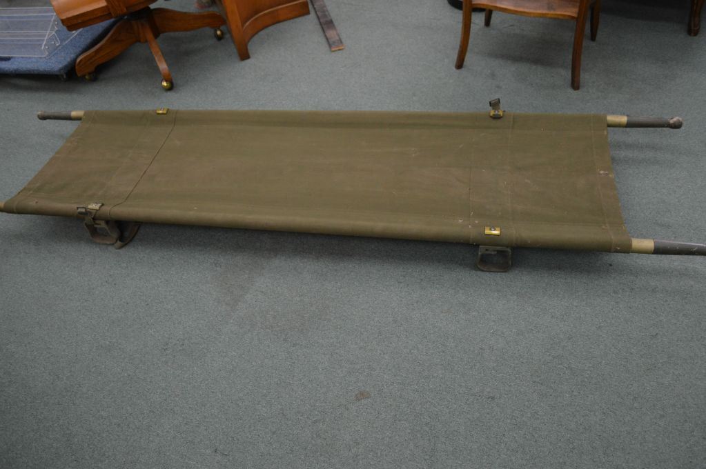 Vintage Harberlite 1956 canvas army field stretcher