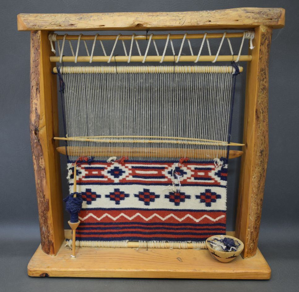 NAVAJO WEAVER LOOM