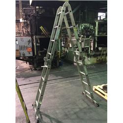 ALUMINUM ARTICULATED LADDER