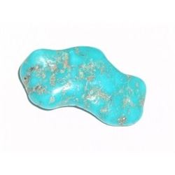 BEAUTIFUL 55.00 CARAT/11 GRAMS TURQUOISE PIECE *LARGE* POLISHED STONE!! STONE CAME OUT OF ESTATE SAF