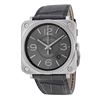 Image 1 : Bell and Ross Officer Ruthenium Dial Mens Watch BRS-OFF-RU