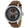 Image 1 : Raymond Weil Freelancer Grey and Black Dial Brown Leather Mens Watch