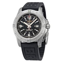 Breitling Colt Black Dial Rubber Strap Mens Watch A7438811-BD45BKPD3