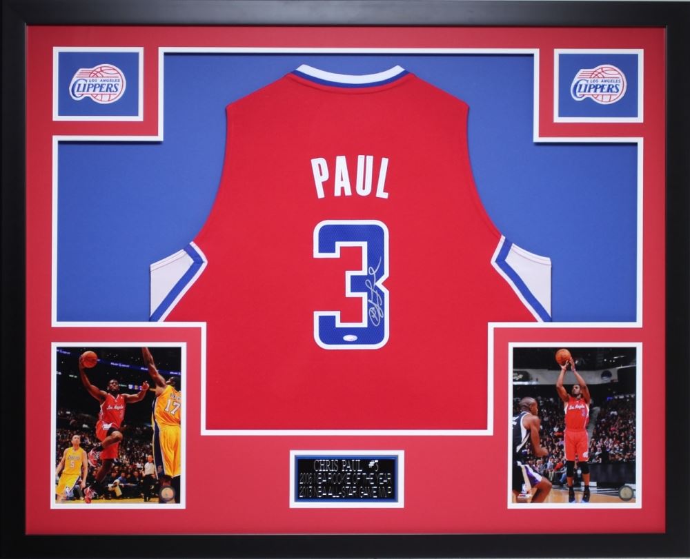 chris paul signed jersey