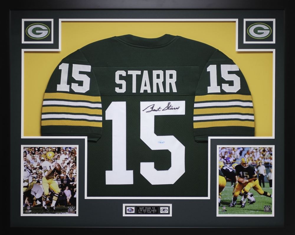 bart starr signed jersey