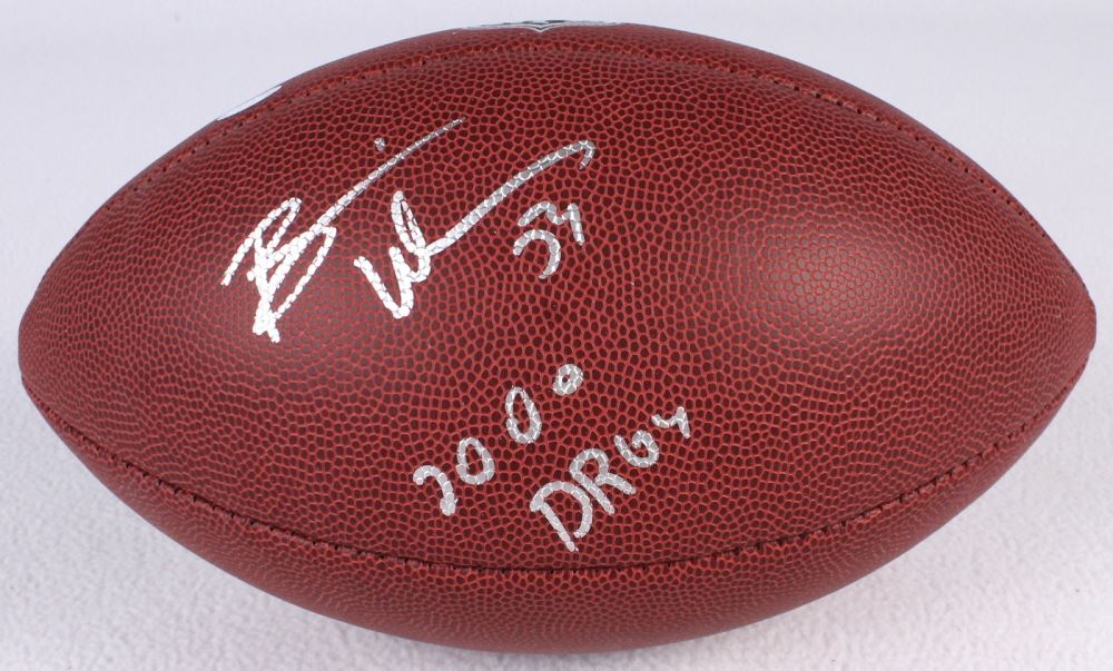 brian urlacher signed football