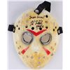 Image 1 : Kane Hodder Signed Jason "Friday the 13th" Hockey Mask Inscribed "Jason Lives!" & "Jason" (PA COA)
