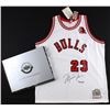 Image 1 : Michael Jordan Signed LE Authentic Mitchell & Ness 1984-85 Bulls Rookie Jersey with ROY Patch #94/12