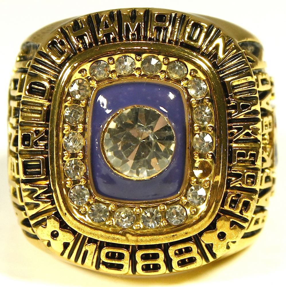 Magic Johnson Los Angeles Lakers High Quality Replica 1988 Nba Finals World Championship Ring