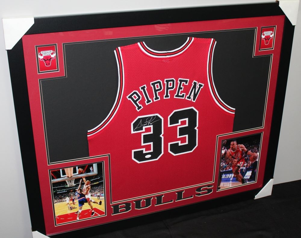 scottie pippen jersey signed