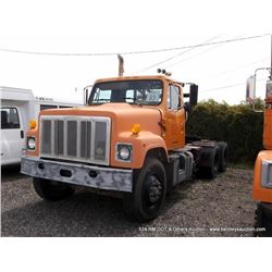 1993 INTERNATIONAL 2574 TRUCK ~ 167,056 MILES VIN: 1HSGGBGR2PH463531, ORANGE, CUMMINS DIESEL ENGINE,