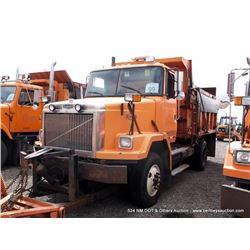 1993 VOLVO ACL TRUCK ~ 88,311 MILES VIN: 4V2SCBJG0PR512173, ORANGE, L6, 14.0L, CUMMINS DIESEL, N14 S