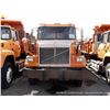 Image 2 : 2000 VOLVO ACL DUMP TRUCK ~ UNKNOWN MILES VIN: 4V5SC2JHXYN520866, ORANGE, L6, 14.0L, CUMMINS DIESEL,