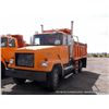 Image 1 : 1995 WHITE GMC ACL DUMP TRUCK ~ 14,659 MILES VIN: 4V2SCBPF5SR515027, ORANGE, L6, 10.8L, CUMMINS DIES