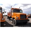 Image 3 : 1995 WHITE GMC ACL DUMP TRUCK ~ 14,659 MILES VIN: 4V2SCBPF5SR515027, ORANGE, L6, 10.8L, CUMMINS DIES