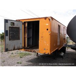 GOOD YEAR 24' SINGLE AXLE TOOL STORAGE TRAILER (print sequence:) FA08919