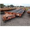 Image 1 : 1996 HOLDEN TDO4029 FLAT BED UTILITY, TANDEM AXLE VIN: 12HTD3424TS204979, PINTLE PULL, (21' TRAILER,
