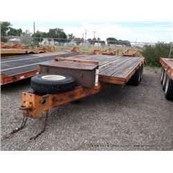 1984 JBZZ 29' UTILITY TRAILER, TWIN AXLE, VIN: JB14BB202269, (24' TRAILER,5' DOVE TAIL) TITLE # 1505