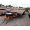 Image 1 : 1984 JBZZ 29' UTILITY TRAILER, TWIN AXLE, VIN: JB14BB202269, (24' TRAILER,5' DOVE TAIL) TITLE # 1505