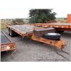 Image 3 : 1984 JBZZ 29' UTILITY TRAILER, TWIN AXLE, VIN: JB14BB202269, (24' TRAILER,5' DOVE TAIL) TITLE # 1505