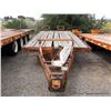 Image 2 : 1987 J&B 21' TWIN AXLE TRAILER, PINTLE PULL (16' TRAILER, 5' DOVE TAIL), VIN: JB37BB212371 TITLE # 1