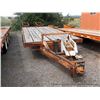 Image 3 : 1987 J&B 21' TWIN AXLE TRAILER, PINTLE PULL (16' TRAILER, 5' DOVE TAIL), VIN: JB37BB212371 TITLE # 1