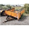 Image 1 : 1984 SHOPMADE PICKUP BED TRAILER, SINGLE AXLE VIN: NM133442 TITLE # 150791GSD314585 FA03495