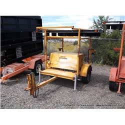 DIRECTIONAL SIGN W/ DIESEL GENERATOR, YELLOW VIN: 1S9A21114TL358417 (print sequence:) FA36597