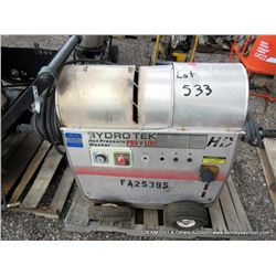 HYDRO TEK HOT PRESSURE WASHER (print sequence:) FA25395