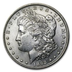 1892 MORGAN-DOLLAR BU MS-63 RARE