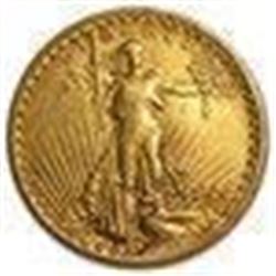 1908 $20 St. Gaudens Gold Double Eagle w/Motto