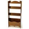 Image 1 : Oak three shelf open bookcase with magazine rack…