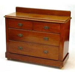 Victorian mahogany chest, fitted two short above two long drawers…