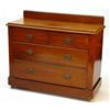 Image 1 : Victorian mahogany chest, fitted two short above two long drawers…