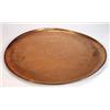 Image 1 : Large circular Newlyn beaten copper tray, marks to face, 60cm diameter…