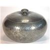 Image 1 : James Dixon & Sons Dunhill beaten pewter globular tobacco jar and cover, marks to base, 17cm diam…