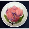 Image 1 : Circular Moorcroft shallow bowl, hand decorated with ivory magnolia pattern, impressed marks to b…