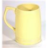 Image 1 : Straw glazed Wedgwood Keith Murray design tankard, signature and marks to base…