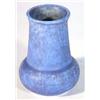 Image 1 : Blue mottled glazed Ruskin pottery vase, impressed marks to base, 12cm high…