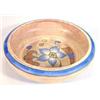 Image 1 : Circular Clews chameleon ware bowl, hand painted with stylised blue and brown flowers,  marks to …