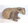 Image 1 : Poole Barbara Lindley Adams seated badger, impressed marks to base, 20cm in length…