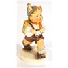 Image 1 : Hand painted Hummel hiking boy, marks to base, 12cm high…