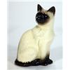 Image 1 : Hand painted seated Beswick Siamese cat, marks to base, 10cm high…