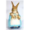 Image 1 : Hand painted Beswick Beatrix Potter 'Mrs Rabbit and bunnies', brown back stamp…