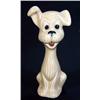 Image 1 : Small straw glazed Sylvac slender necked dog, impressed marks to base, 13cm high…