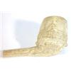 Image 1 : Victorian pottery pipe, relief moulded with Crystal Palace and locomotive scenes, marked C. Crop,…