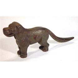 Victorian cast iron doggy nutcracker, registered design mark to handle, 26cm in length…