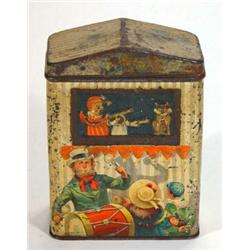 McVitie & Price 'Punch and Judy' design biscuit tin, 13cm high…