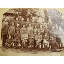 Album of black and white photographs, South Africa in the early 1900's, military and wedding and …