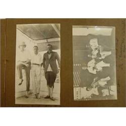 Small photographic album mainly hunting and boat pictures from 1911 in Sandanbaus…